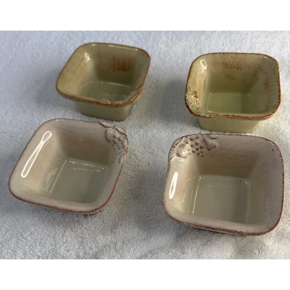 Casafina Casa Stone Madeira Harvest Square Ramekin 3.5